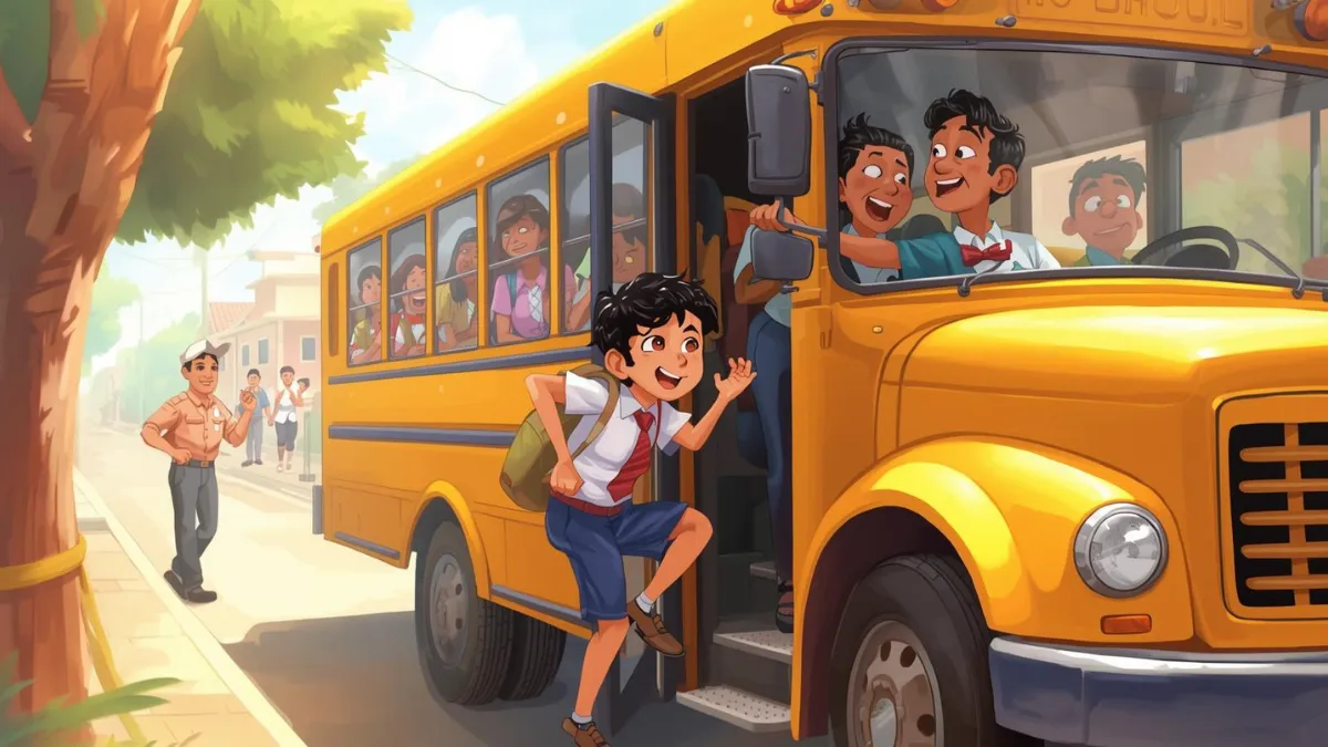 Running Late for the School Bus: A Childhood Lesson in Responsibility ...
